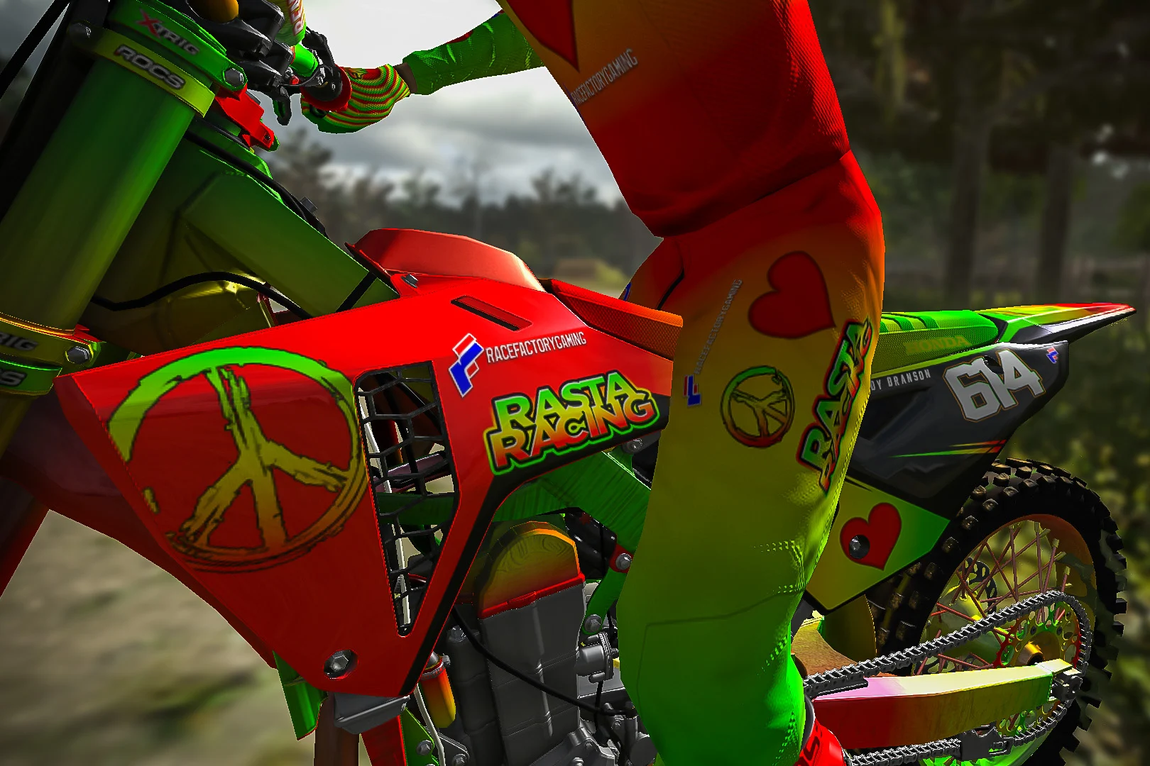 Rasta Racing bike detail